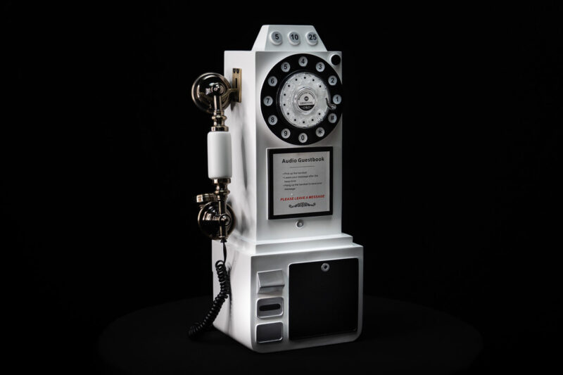 Telefon als Audio Gästebuch